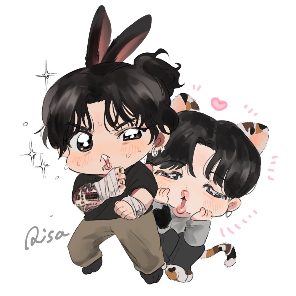 国旻cp手绘搜图不易留图请点赞专辑内所有图片均有才阿米所绘我只是