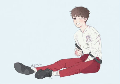 朴智旻手绘， 搜图不易，留图请点赞，专辑内所有图片均有才阿米所绘，我只是图片搬运工，只留作欣赏