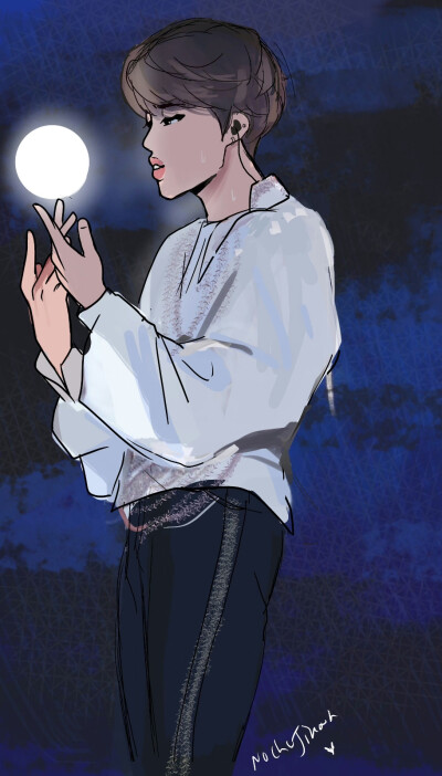 朴智旻手绘， 搜图不易，留图请点赞，专辑内所有图片均有才阿米所绘，我只是图片搬运工，只留作欣赏