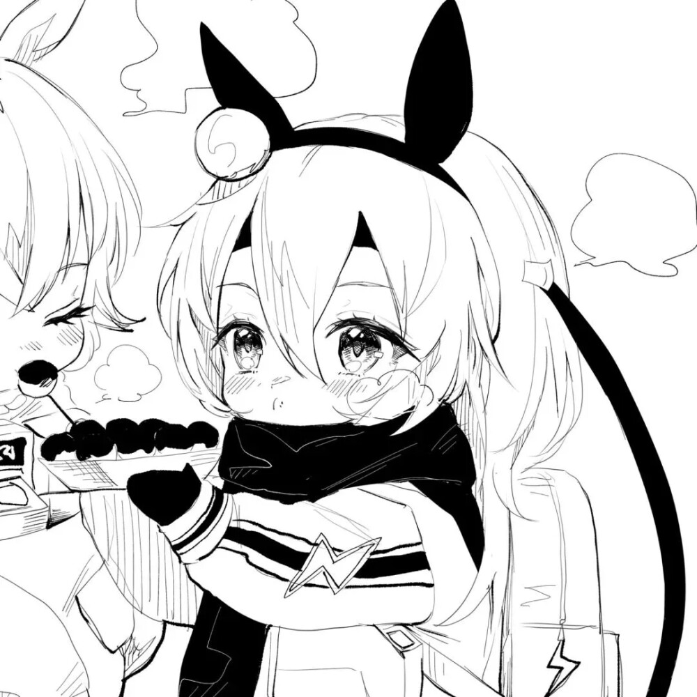 黑白闺蜜头像