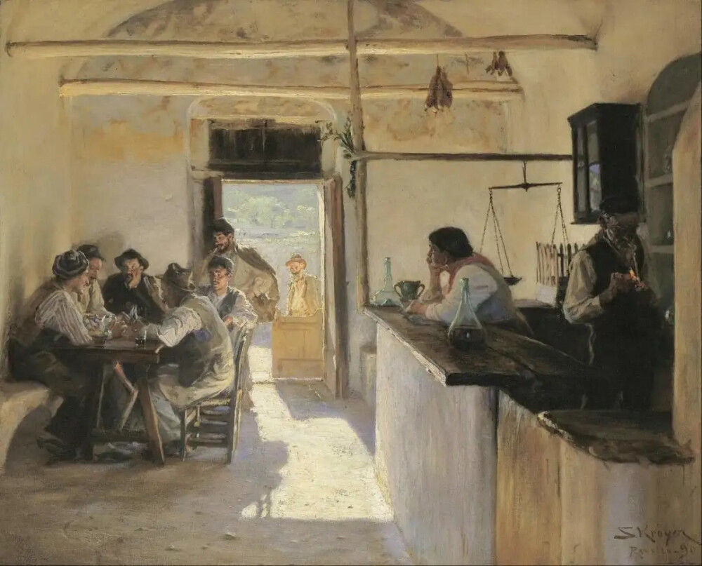 丹麦画家.佩德·塞维林·克罗耶（Peder Severin Krøyer） 油画作品