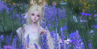 水凝墨，花渐隐