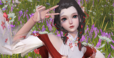 水凝墨，花渐隐