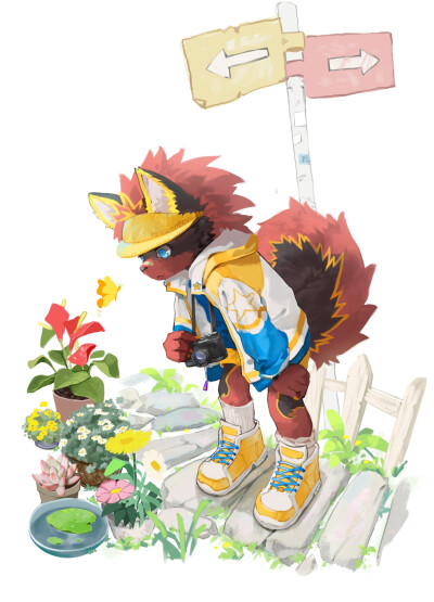 兽人 画师推荐 作者@lirenans（Twitter）