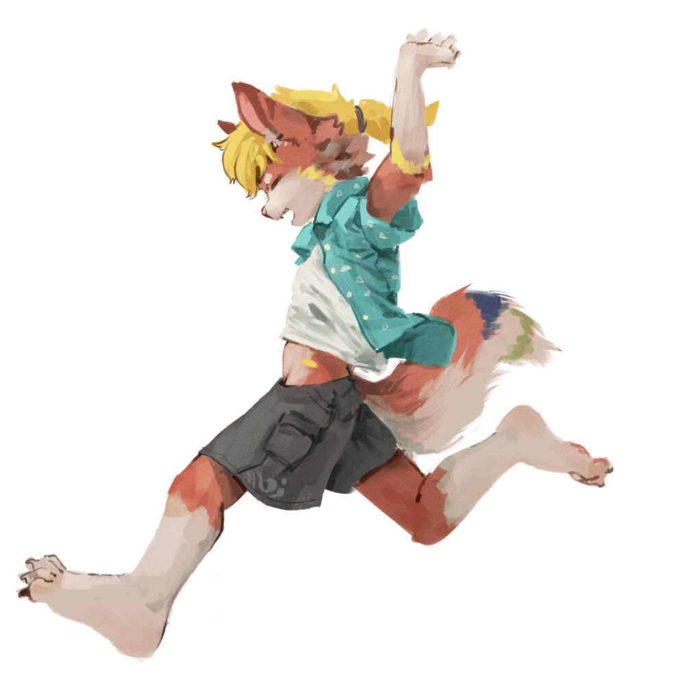 兽人 画师推荐 作者@lirenans（Twitter）