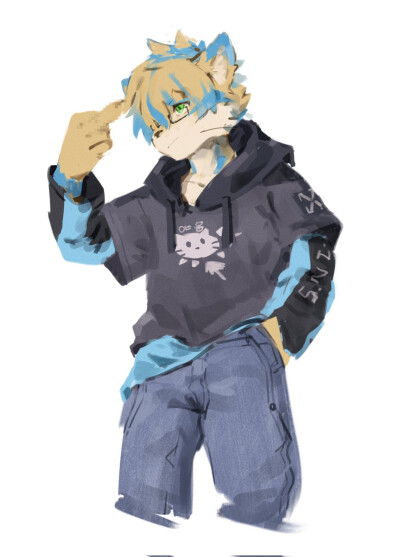 兽人 画师推荐 作者@lirenans（Twitter）