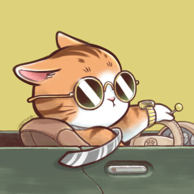 猫咪情侣头像，可爱的喵星人