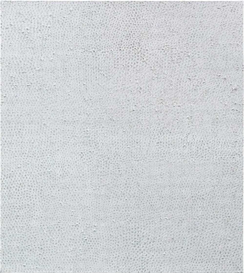 草间弥生《Untitled (Nets)》，布面油画，130.8×116.5cm，1959年，2022年成交价：1049.6万美元