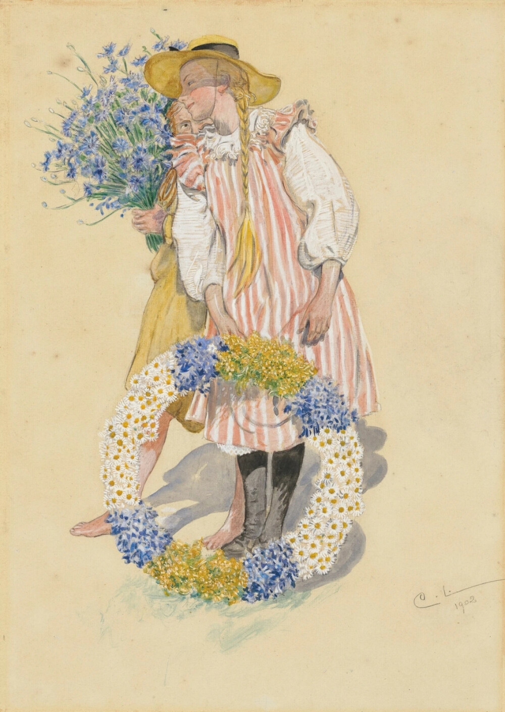  瑞典画家卡尔·拉尔森（Carl Larsson,1853-1919）画作欣赏。