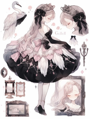 Lolita服装设计｜芭蕾天鹅舞