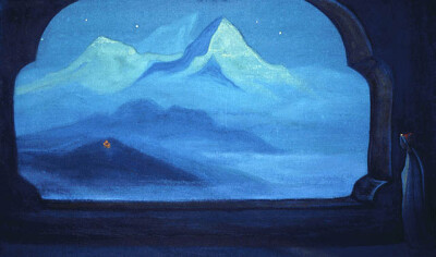 远山与群星。作者：Nicholas Roerich ​​​