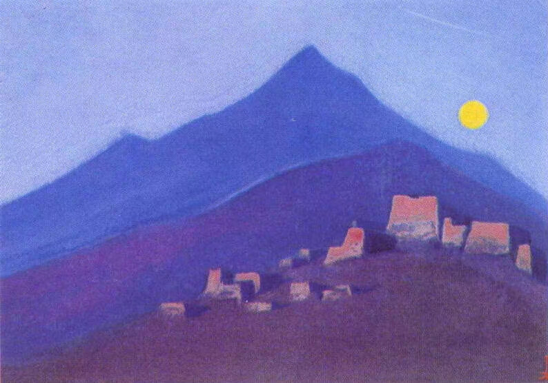 远山与群星。作者：Nicholas Roerich ​​​