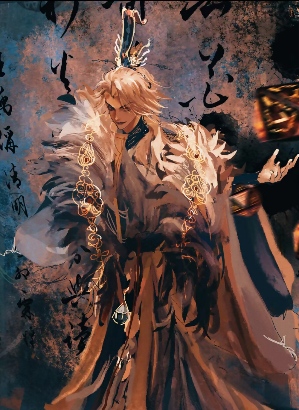 代号鸢孙权杨修 原画师xhs：钨制与熏鸡 - 高清图片，堆糖，美图壁纸兴趣社区