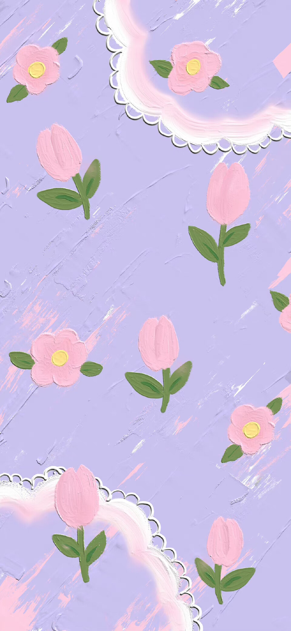 可爱的油画壁纸