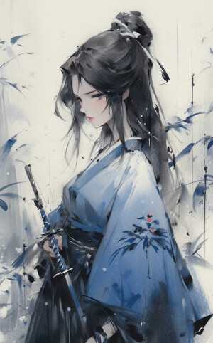 剑未佩妥，出门已是江湖
ai绘画，侵删