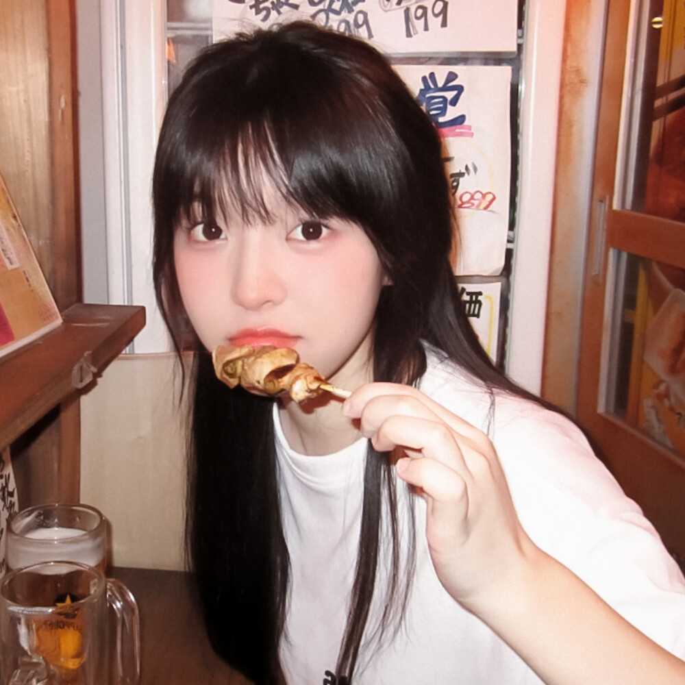 女生头像 干饭头像 食物 吃东西 元气 甜系 甜美 头像 女头