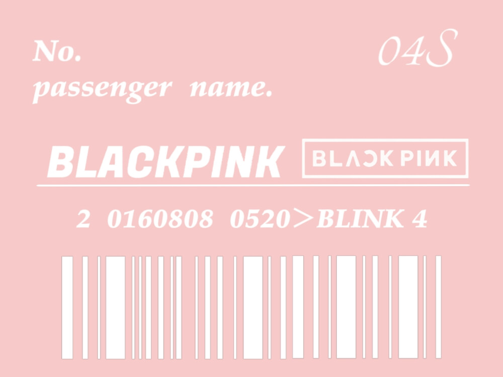 BLACKPINK封口贴