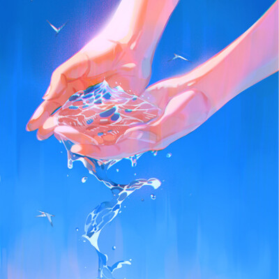 “我的月亮永悬不落。”
女头，侵权删