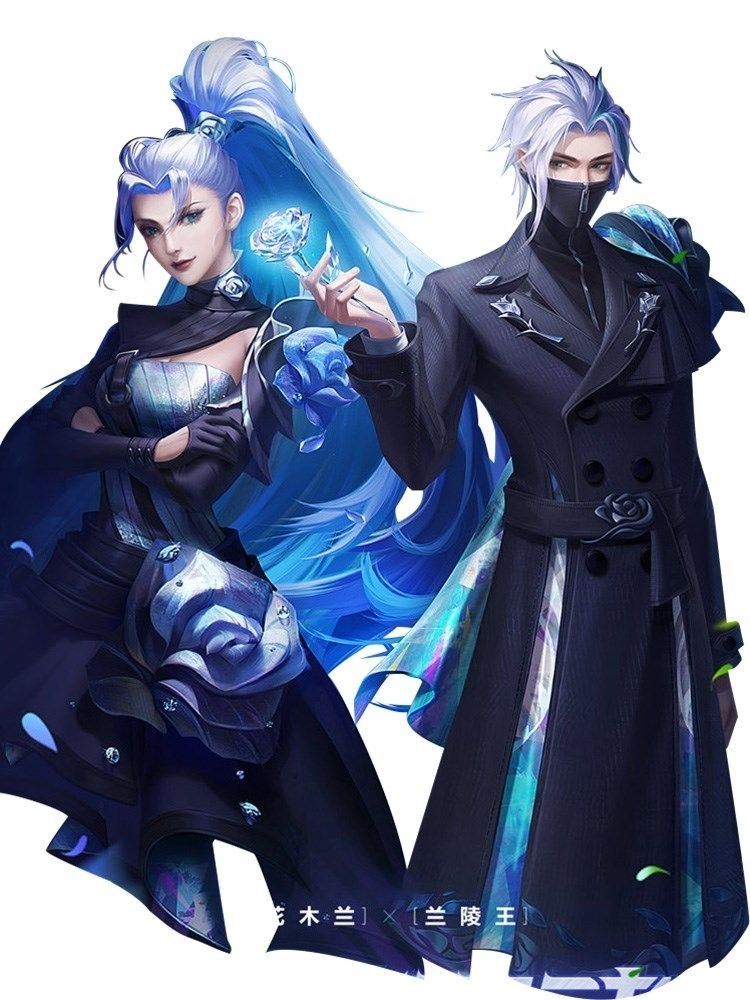 双兰默契交锋壁纸