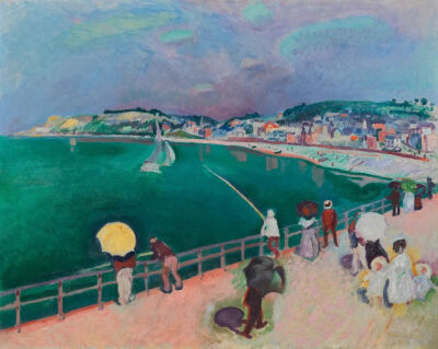 阿兰·德龙“法国海景”画作收藏：La baie de Sainte-Adresse（圣阿德雷斯海岸）/ 1906 / Raoul Dufy / 以 1,016,400 欧元（约合人民币 8,002,247 元）成功拍卖，其为此次拍卖最高价作品。
· 法国画家 Raoul Dufy（…