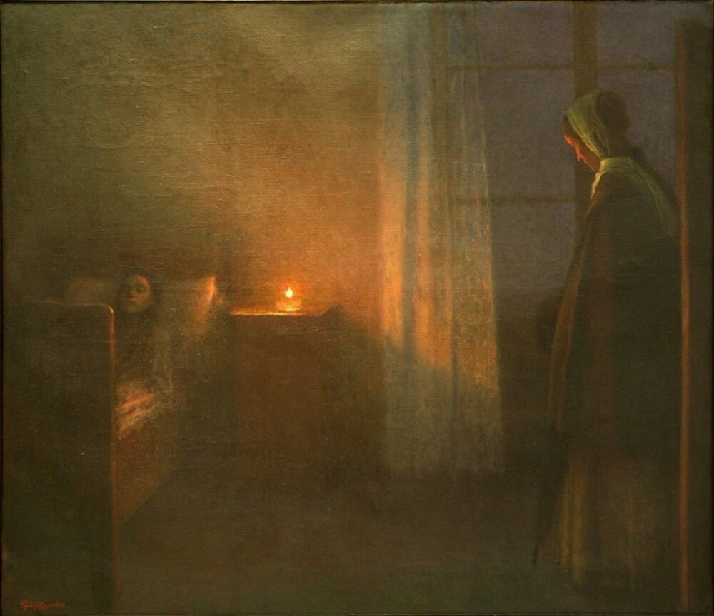 捷克艺术家 雅库布·希卡内德 (Jakub Schikaneder）绘画作品欣赏。