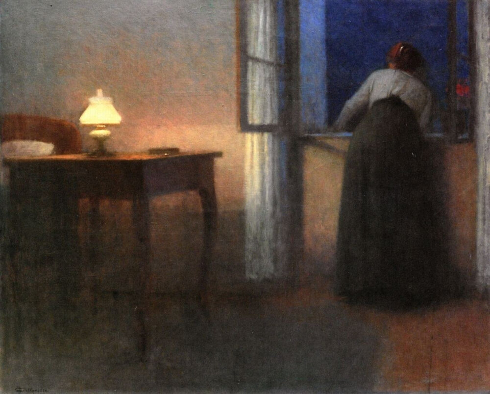 捷克艺术家 雅库布·希卡内德 (Jakub Schikaneder）绘画作品欣赏。