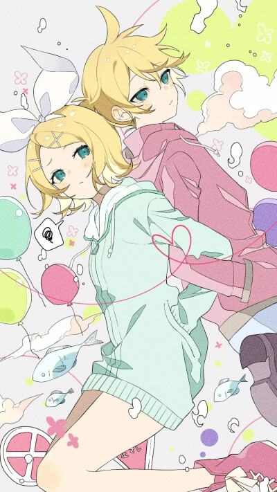 镜音双子
Twitter:@omrice4869