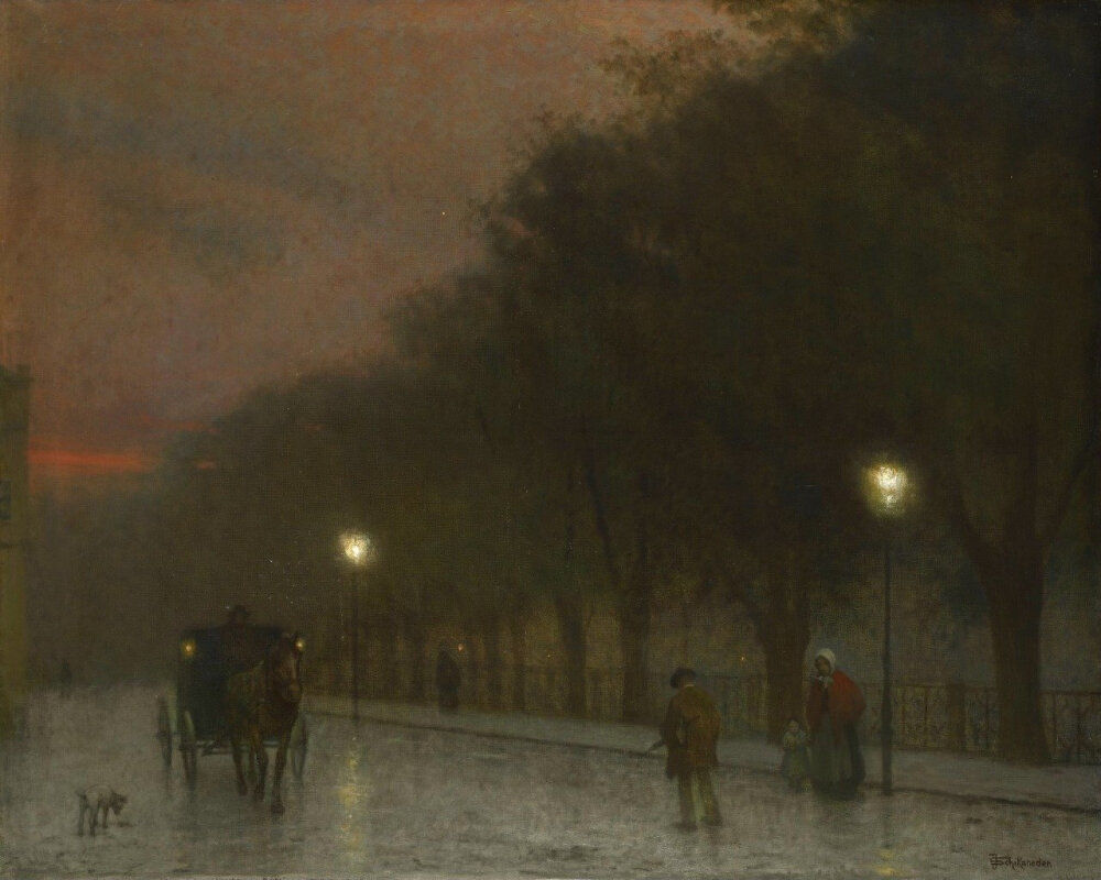 捷克艺术家 雅库布·?？诘?(Jakub Schikaneder）绘画作品欣赏。