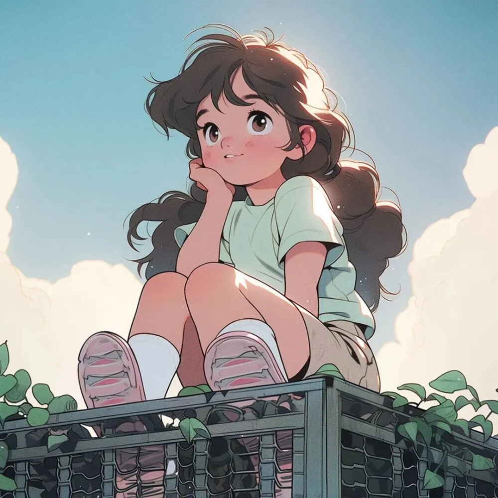 动漫女头闺蜜头像可爱