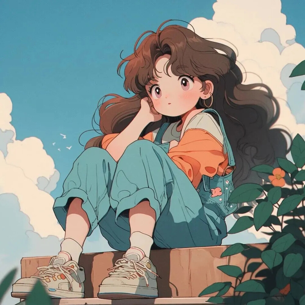 动漫女头闺蜜头像可爱