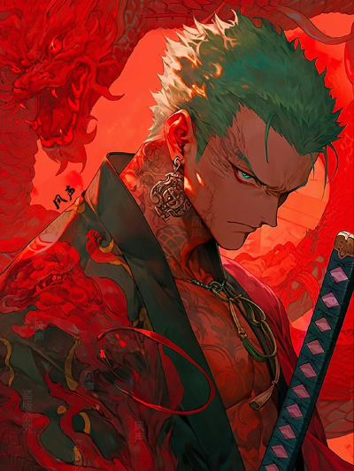 海贼王 | 索隆之赤红 ​