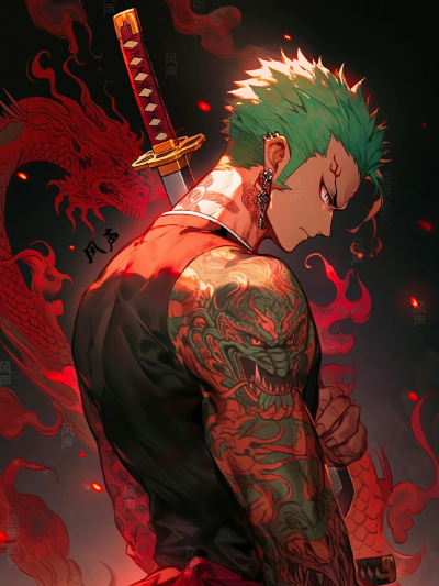 海贼王 | 索隆之赤红 ​