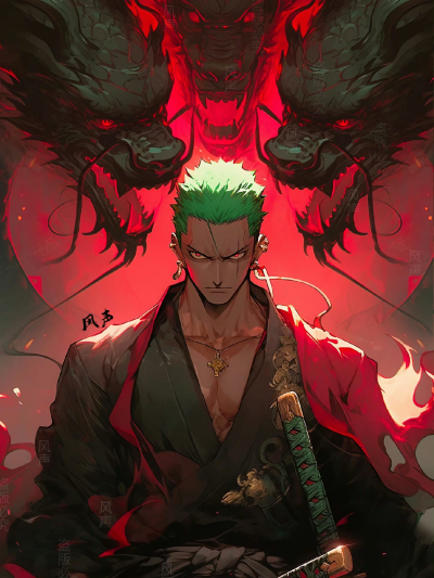 海贼王 | 索隆之赤红 ​