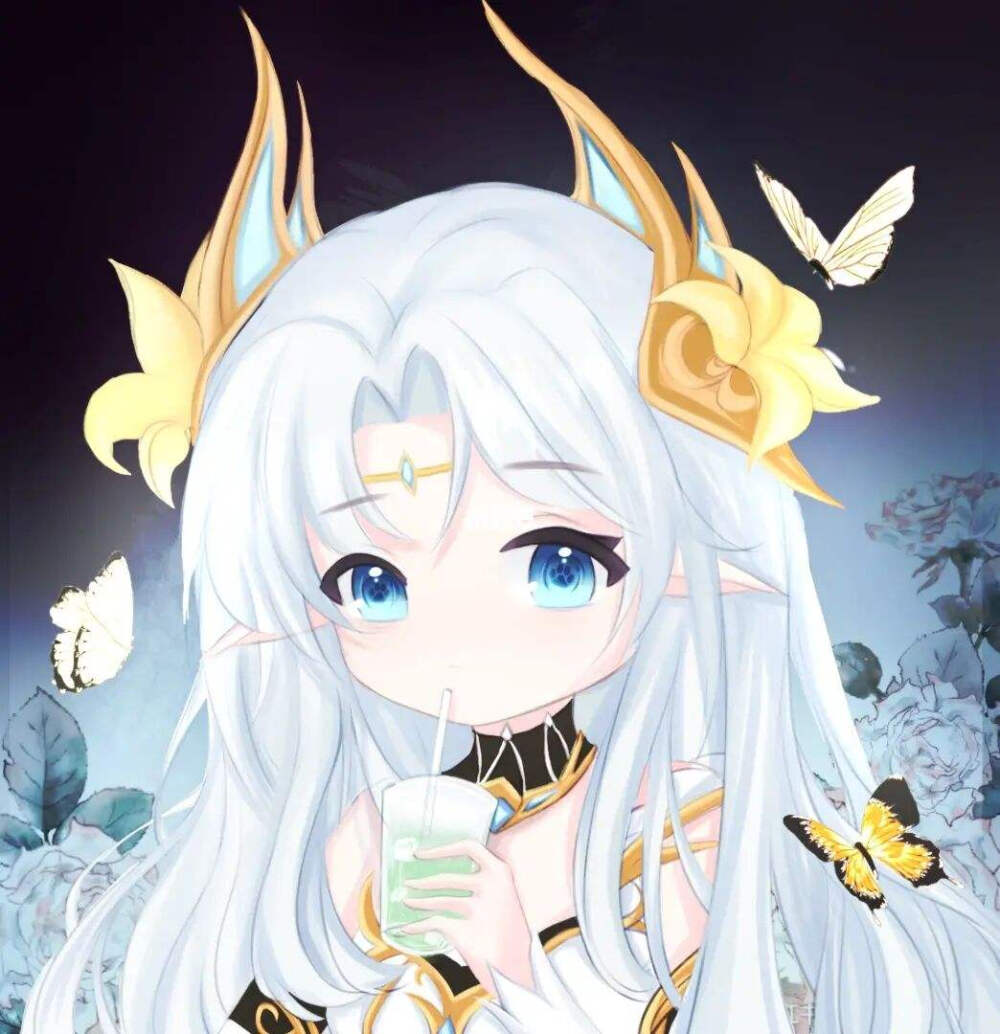 貂蝉头像金色仲夏夜