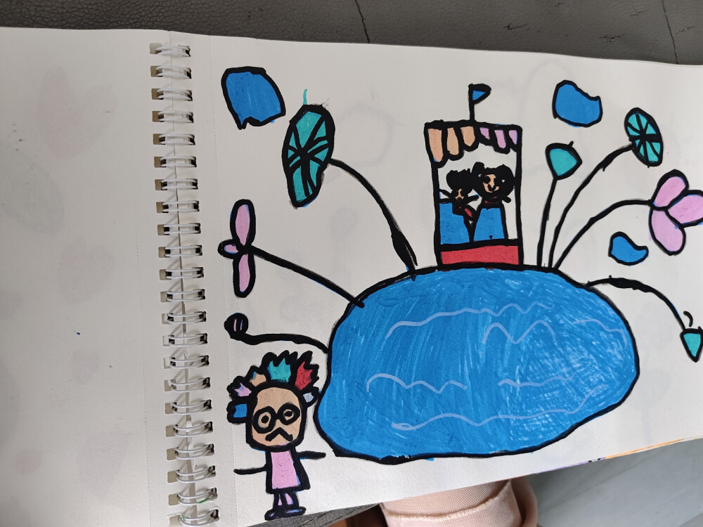 我师父的女儿的童画，真的好棒啊！