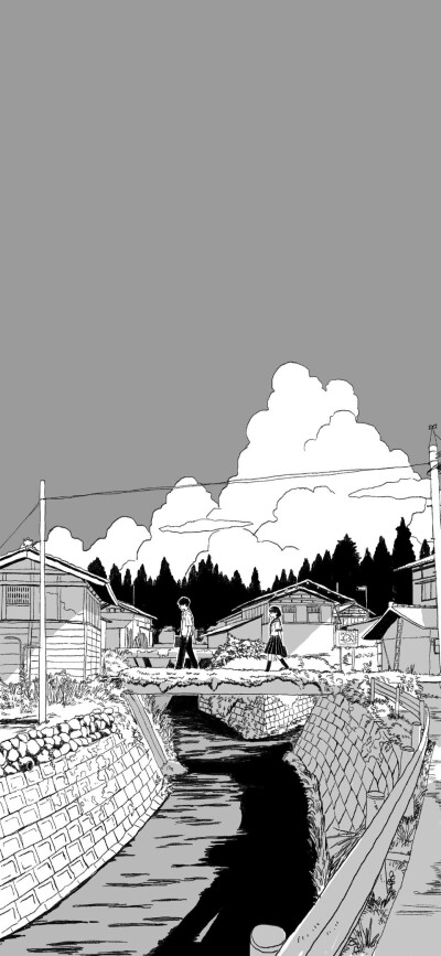 Twi©️k_z_i_t_ ​​​
＃黑白壁纸＃插画精选