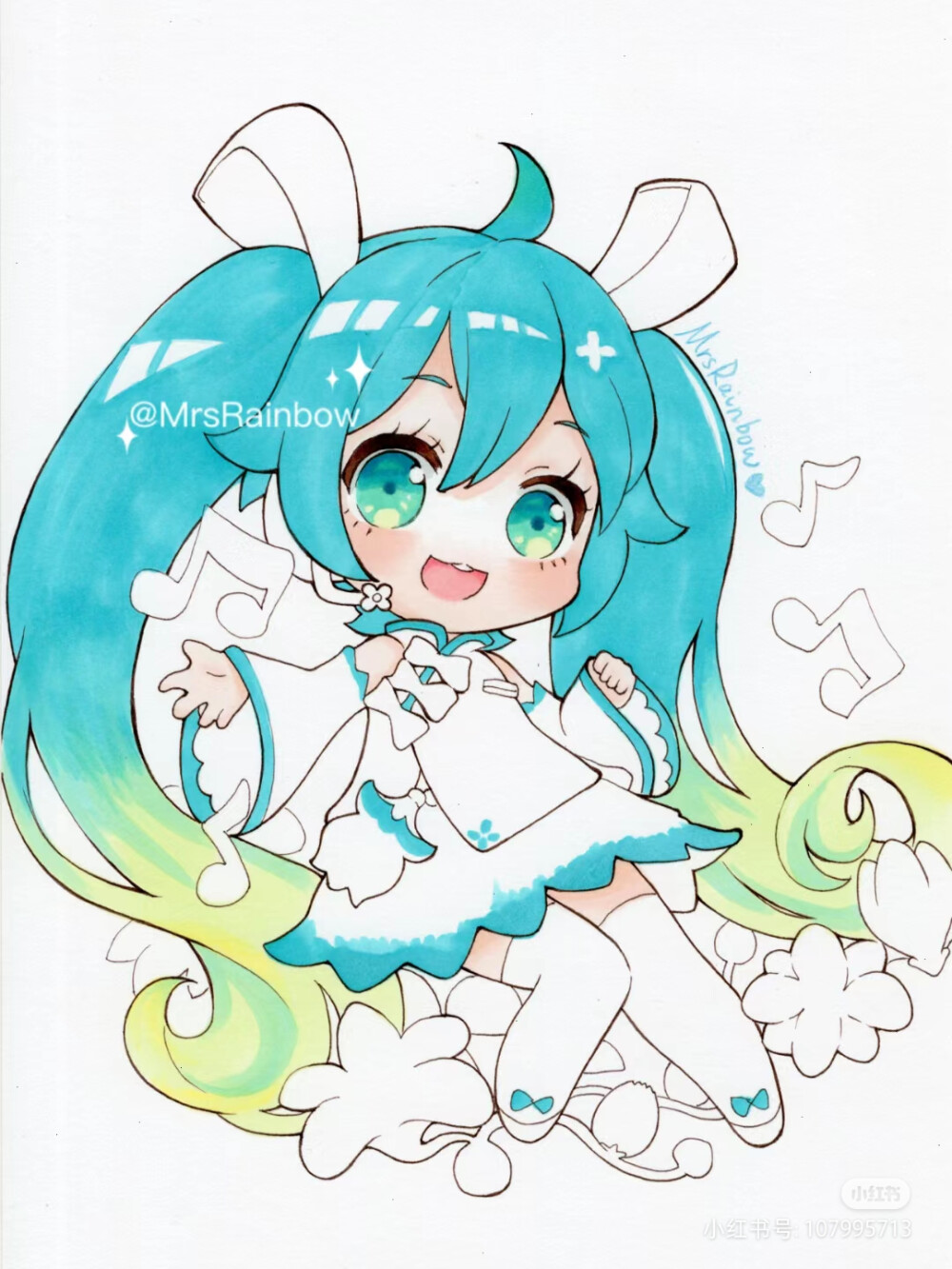 初音未来绘画教程