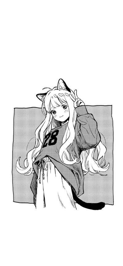 Twi©️k_z_i_t_ ​​​
＃黑白壁纸＃插画精选