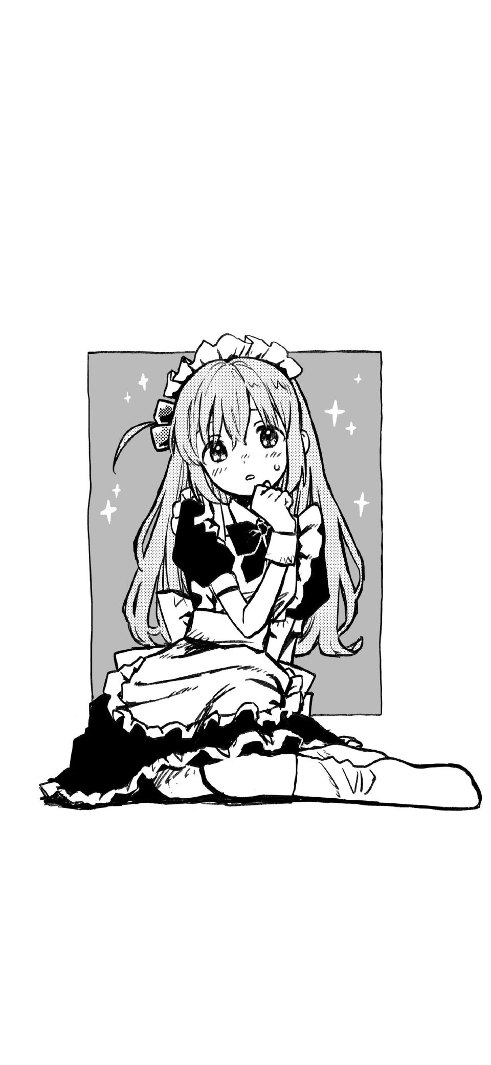 Twi©️k_z_i_t_ ​​​
＃黑白壁纸＃插画精选