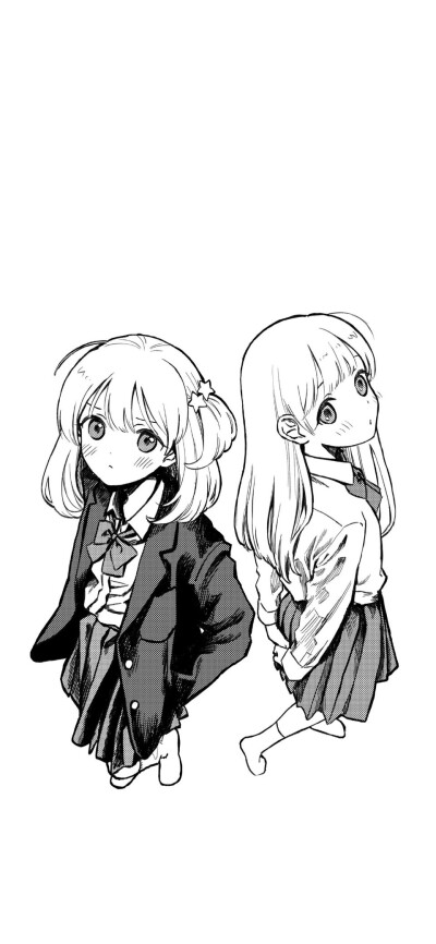 Twi©️k_z_i_t_ ​​​
＃黑白壁纸＃插画精选