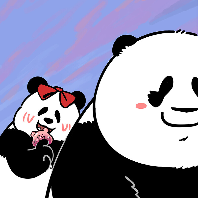 奇思和圆宝 心疼哥哥头像