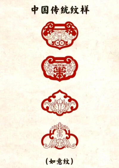 中国传统花纹样式