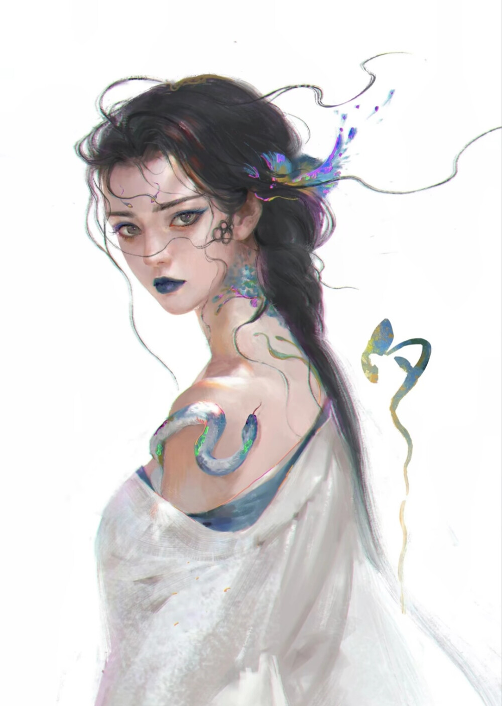 古风女 （画师不详 出处不详 侵权删）