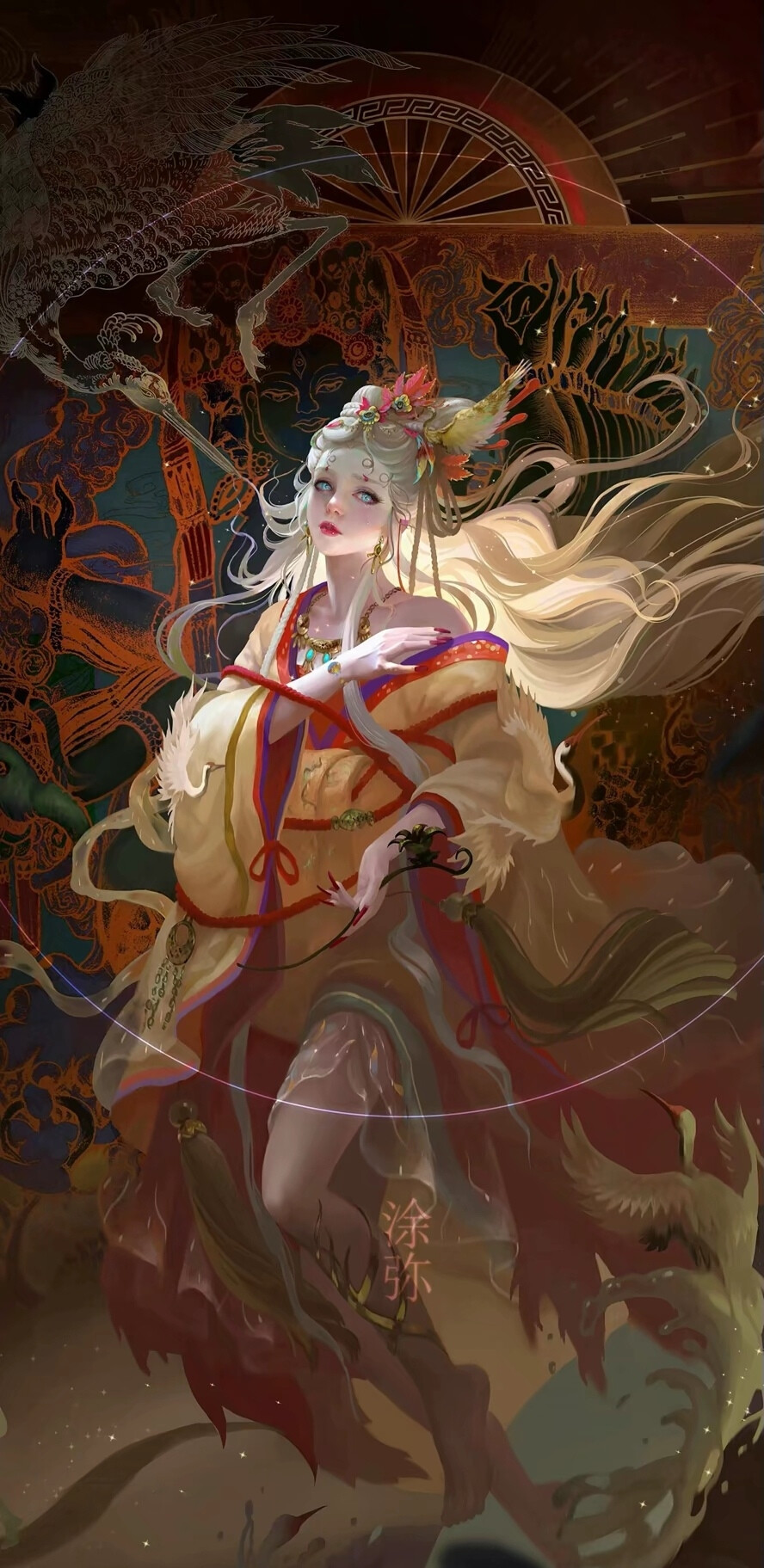 古风女 （画师不详 出处不详 侵权删）