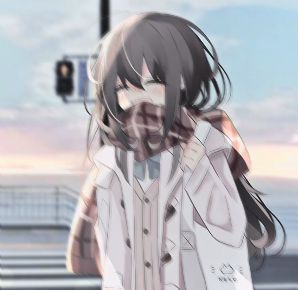 模糊动漫女头