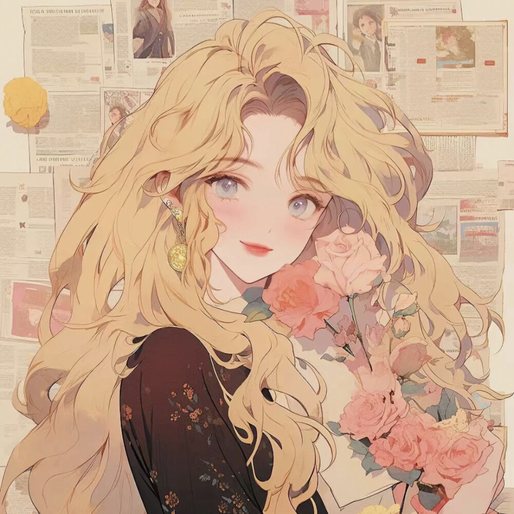 旧漫女头 黄色系~