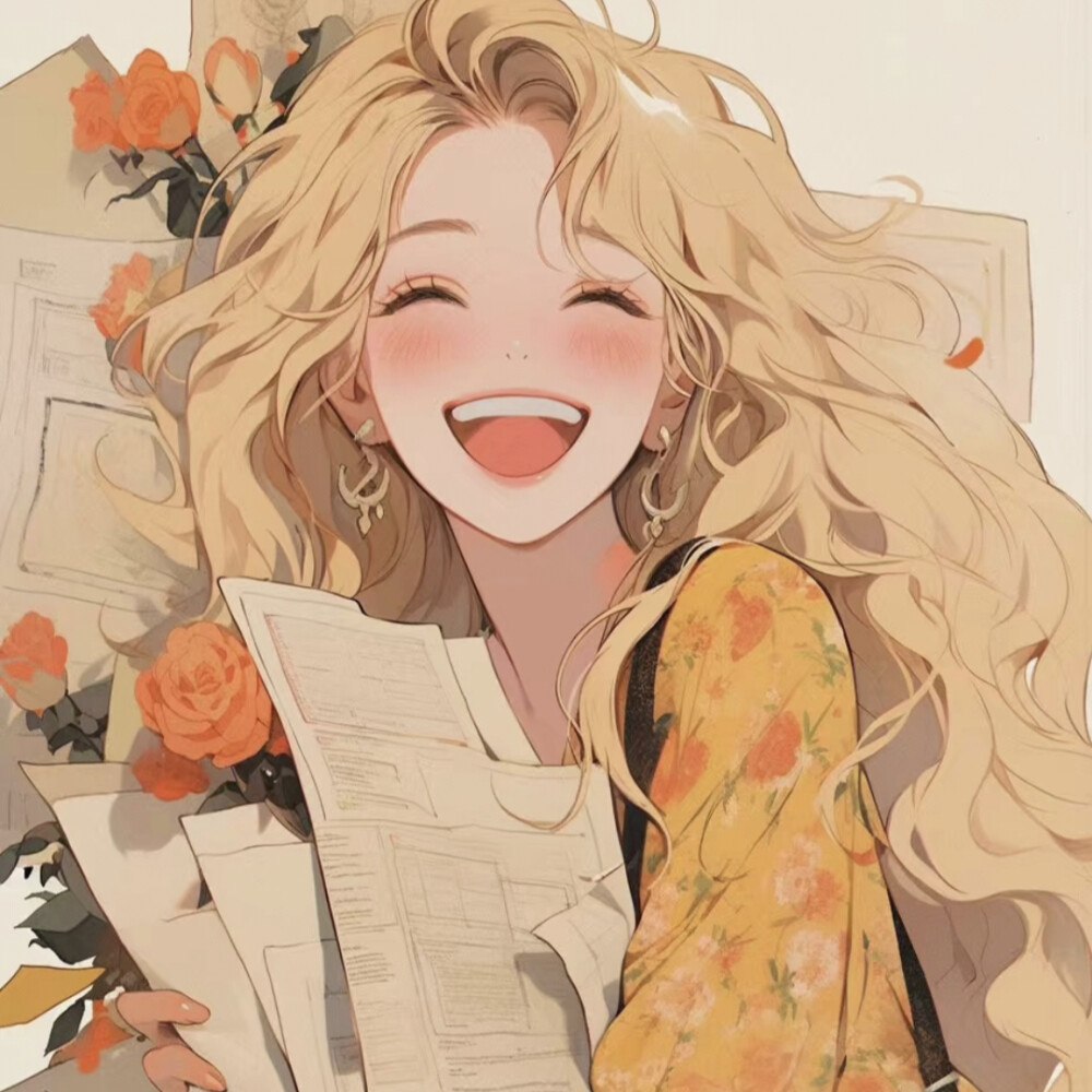 旧漫女头 黄色系~