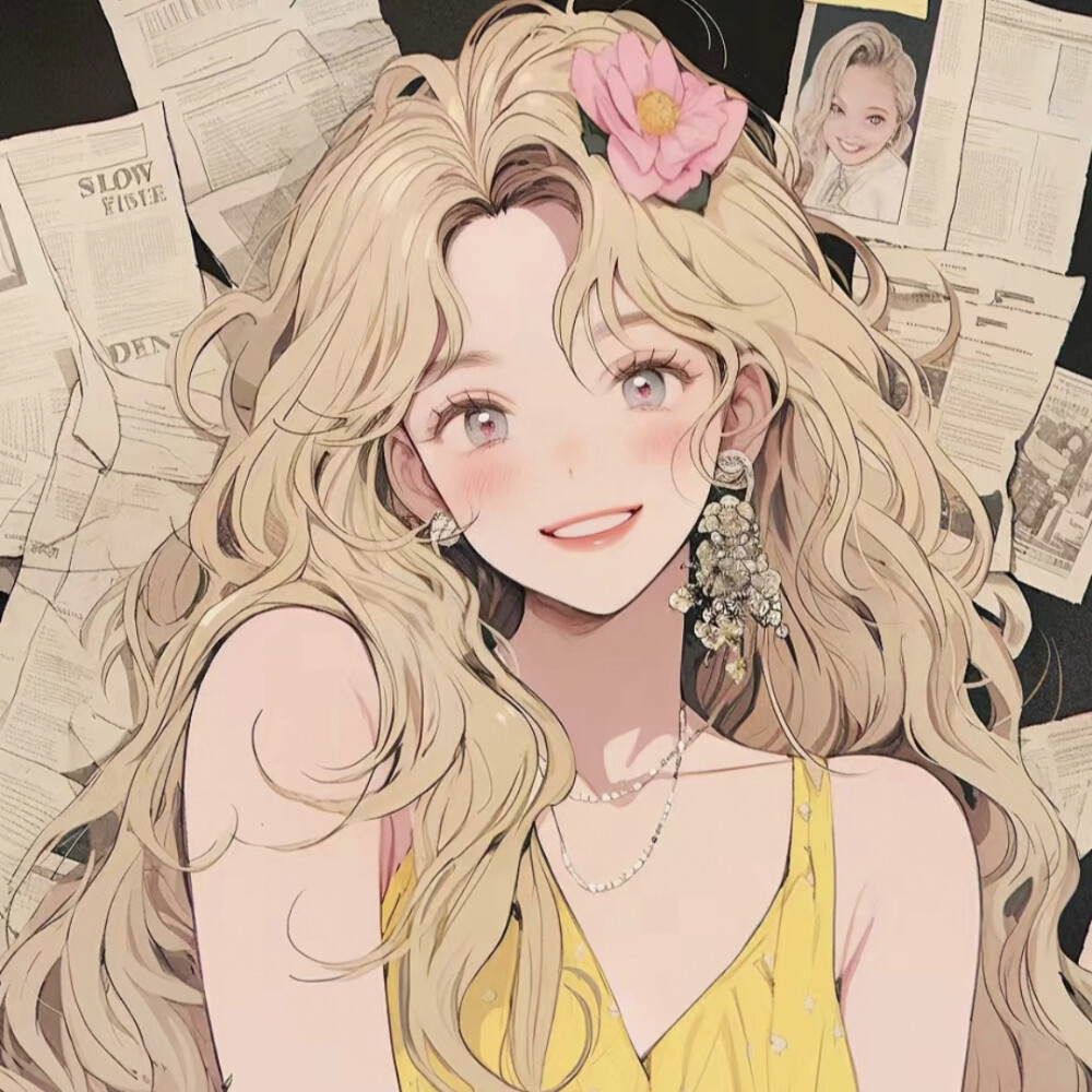 旧漫女头 黄色系~