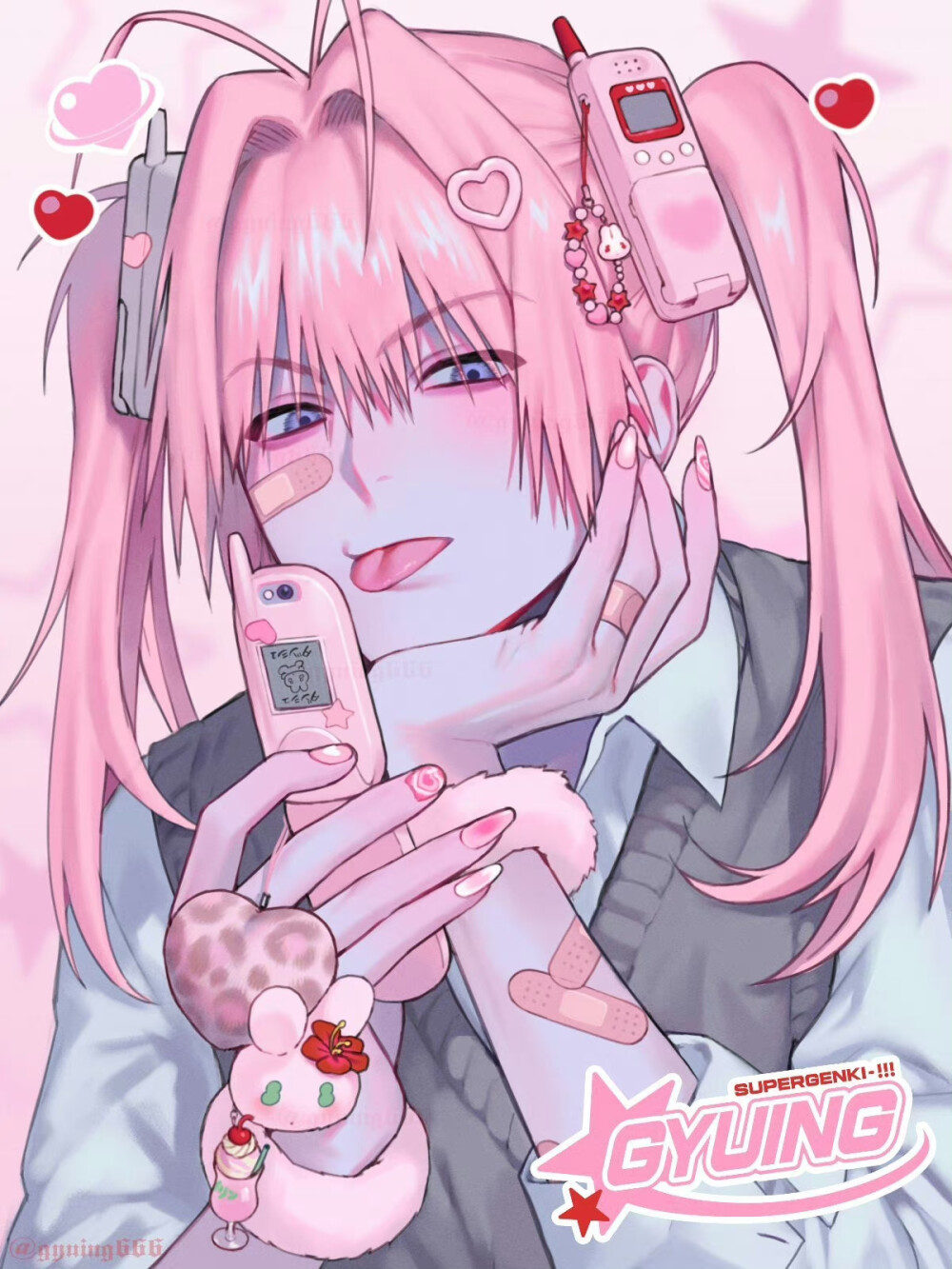 甜酷头像
画师：GYUING，twi：gyuing666 ​​​