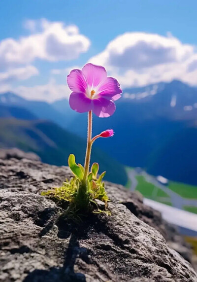 山间小花